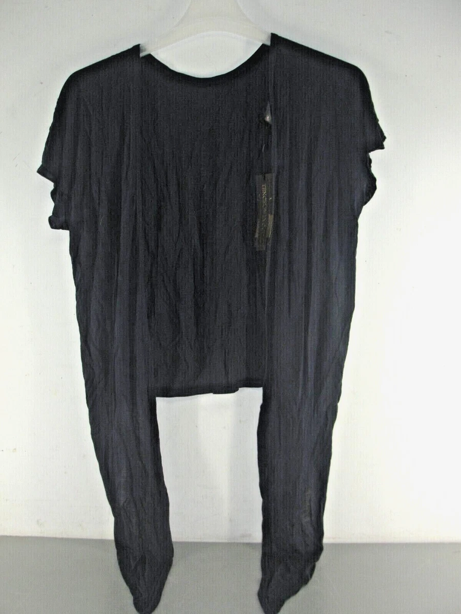 RITUALS YOGA SORE JERSEY WRAP TOP NIGHT BLUE SIZE XL X LARGE NEW w