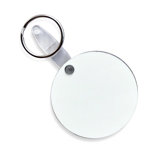 40pcs Double Side Circle Rectangle Sublimation Keychain Blanks For Heat Transfer - Picture 4 of 5