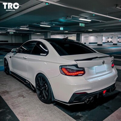 Smoked LED GTS Tail Lights For BMW 2 Series 2014-2019 F22 F23 F87 & 2014-2021 M2