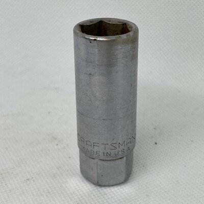Vintage CRAFTSMAN -G2- 3/8'' Drive 6-Point Spark Plug Sockets 13/16 