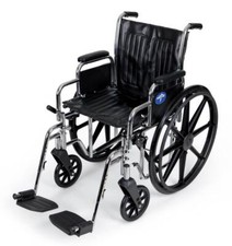 Excel 2000 Wheelchair, 18", Desk Arms, Swing-away Legs