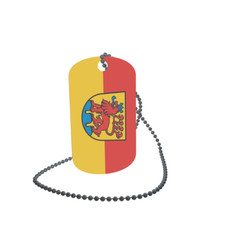 Dog Tag Flag Bunting Calw Dog Tag Aluminium 30 x 50mm