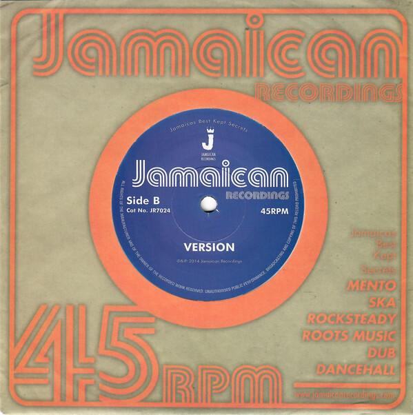 ジャマイカ7” Linval Thompson Jah Jah Reder Than Red none Sunshot /00050 Leval Thompson – Jah Jah Reder Than Red – Vinyl (7