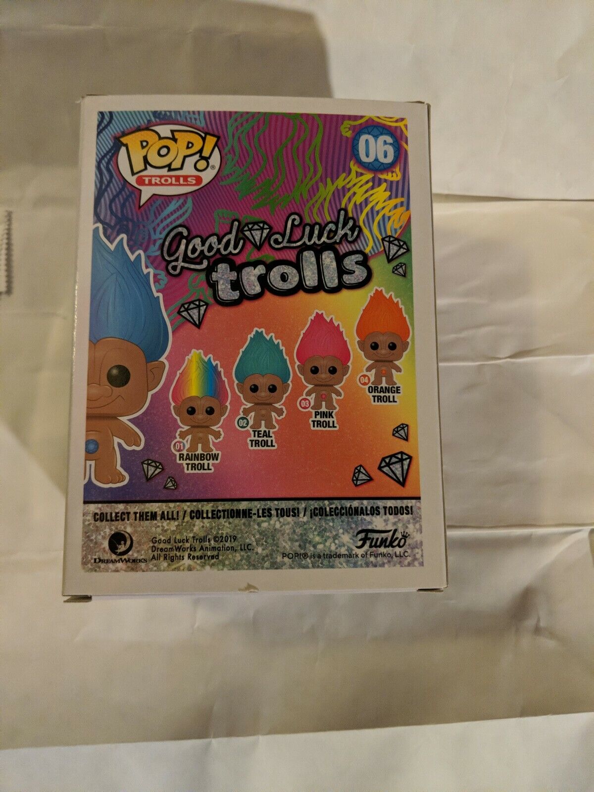 Funko Pop! Good Luck Trolls - Rosa Troll #06 - Loja TSC