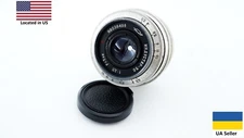 Vintage Rangefinder silver portrait RF Industar 50 3,5 50mm lens M39 Leica LTM