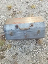 SIMONSEN METAL TYPE II CLASS A MECHANICS TOOL BOX. 18x10 1/2x 13 403RD FIGHTER 