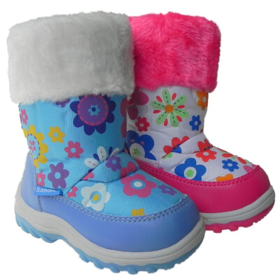 Mädchen Boots Kinder Winter Jungen Stiefe Schuhe Warmfutter Gr. 24 - 35 Nr.GB303