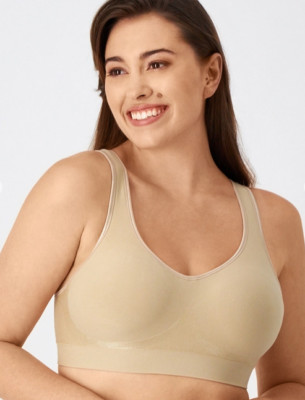 Bali Comfort Revolution ComfortFlex Fit Shaping Wirefree Bra Nude Size 2XL 0337