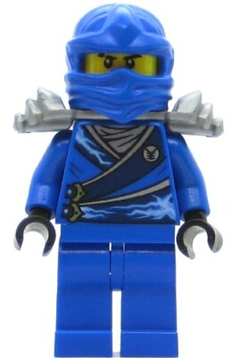 gen　② LEGO Ninjago Minifigure Jay - Rebooted with Silver Armor (Genuine