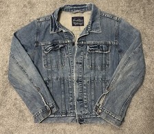 Levi Strauss Signature Denim Trucker Jacket Size Medium