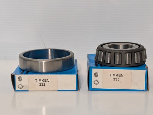 Juego de cono de rodamiento de rodillos cónicos Timken 335 y 332 (335) y taza (332) - Imagen 2 de 13