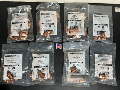 80 - NIBCO VIEGA PROPRESS COPPER FITTINGS 1/2'' PRO PRESS MADE IN USA 
