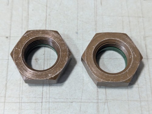 Lot of 2 Genuine Mercury Lock Nuts 11-22339 NEW OEM - Afbeelding 2 van 3