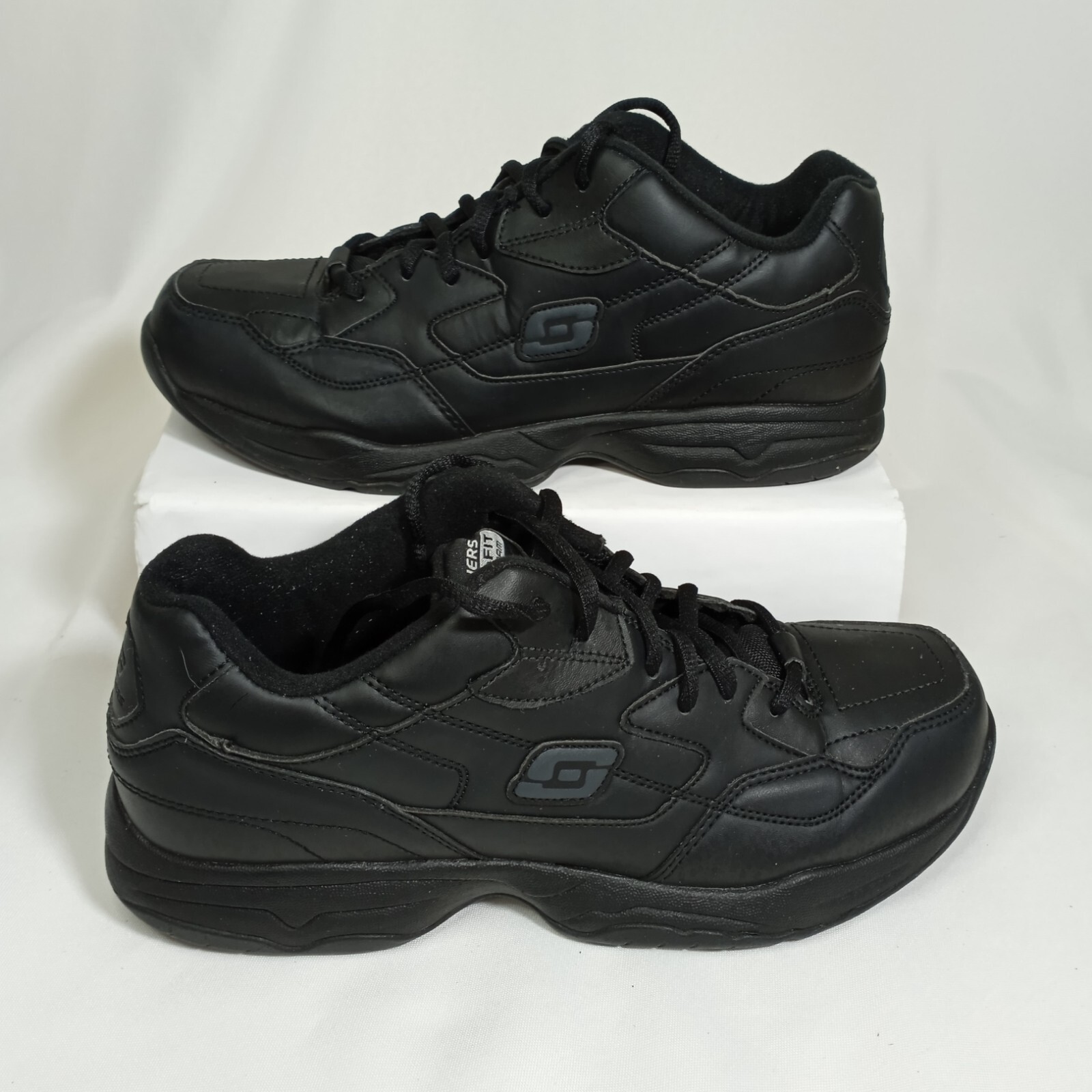 Skechers Work Shoes Relaxed Felton Slip Resistant Bl… Gem