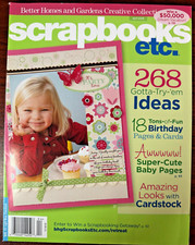 Scrapbooks etc. Magazine - April 2008 - Vintage  NLA - Scrapbooking