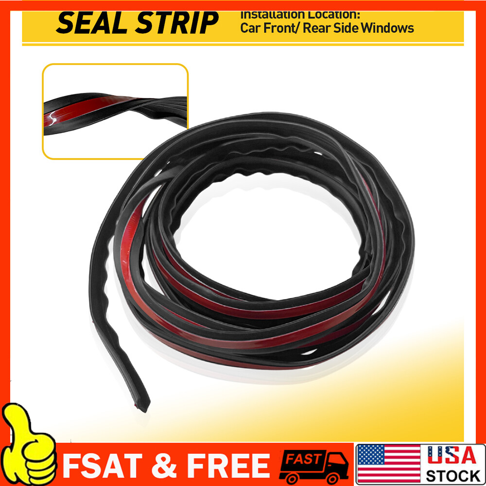 13ft V-Shape For Mitsubishi Window Edge Moulding Trim Weatherstrip Seal Strip