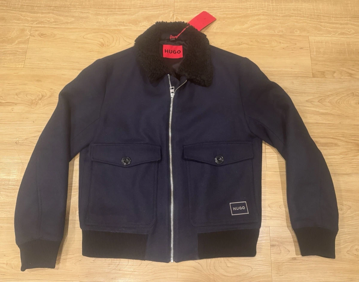 Manteau en laine homme Hugo Boss 2026 au meilleur prix