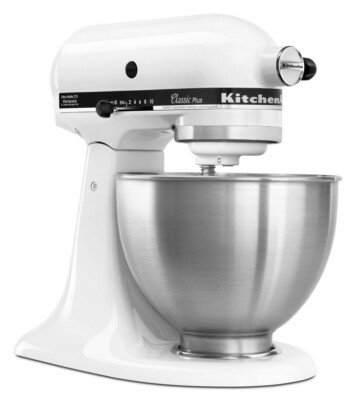 ジャンク品　KitchenAid Classic Plus ホワイトジャンク品 KitchenAid Classic Plus KSM75WH 4.5qt Tilt-Head Stand Mixer
