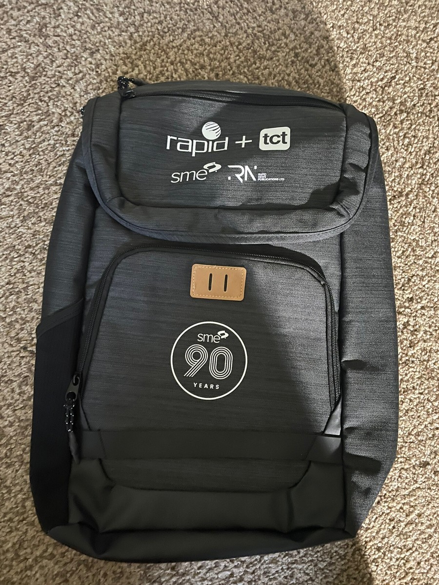 Laptop backpack black/Gray - New! w/ rapid + tct convention logo