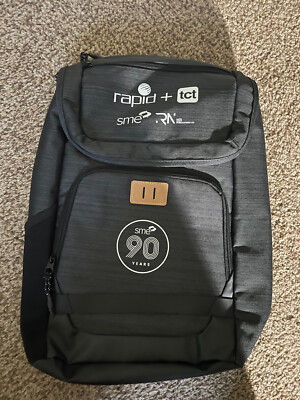 Laptop backpack black/Gray - New! w/ rapid + tct convention logo