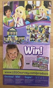 Lego Friends Heartlake High 41005 Instruction Manuals 1-2 Only (2013)
