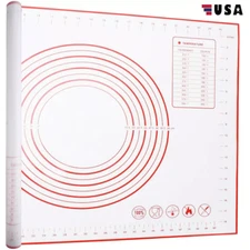 Non Stick Slip Silicone Pastry Baking Mat Extra and Large Heat Resistant 20×28"