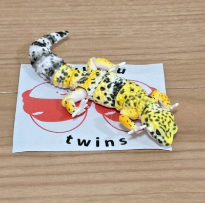 Bandai Leopard Gecko High Yellow Actionfigur ADVANCE Gashapon Ikimono