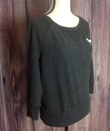 Victoria's Secret Sudadera Rosa Talla XS 3/4 Mangas 3/4 Gris Pullover Camisa Prenda para el torso - Imagen 5 de 5