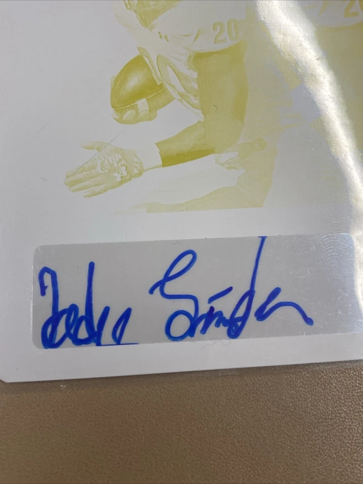 JADEN SHIRDEN Auto 1/1 2024 Leaf Press Pass Printing Plate Autograph 1 Of 1 - Image 2 of 4