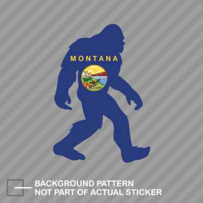 Bigfoot In Montana MT Sticker – Heart Sticker Company - Foto 7