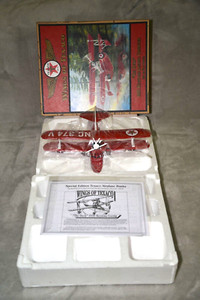 TEXACO Airplane Coin Bank #8, 1936 KEYSTONE-LOENING COMMUTER, NIB