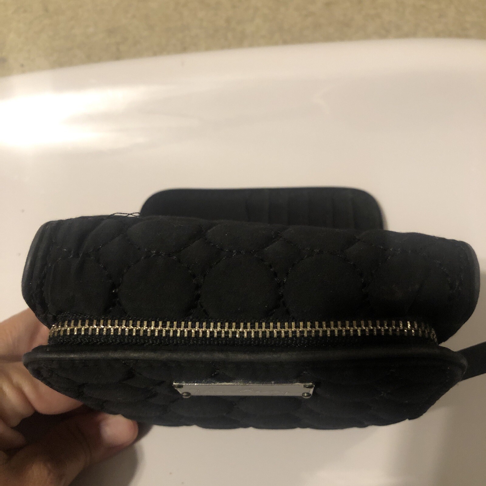 Vera Bradley black quilted wallet eBay