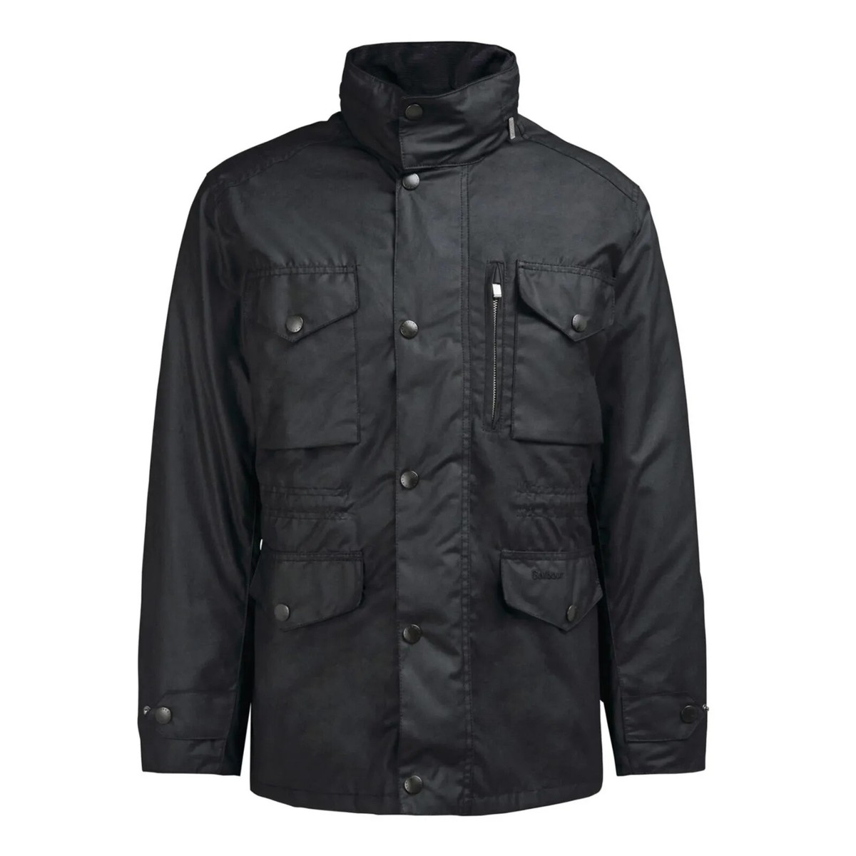 Barbour Sapper Waxed Jacket - Black | eBay