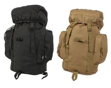 Military Style 25 Liter Tactical Backpack, Rucksack, Bag - Black or Coyote Tan