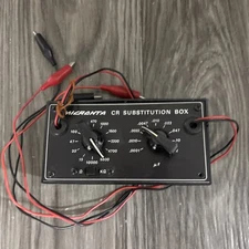 RESISTANCE CAPACITANCE SUBSTITUTION BOX RC MICRONTA RADIO SHACK #AB3