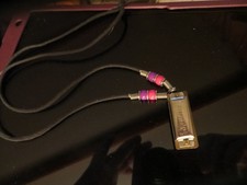 Real Playable Hohner Mini Harmonica Necklace Pink/Purple Beads