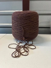 SOFT Cone Spool Peru Worsted NOVELTY Alpaca Yarn w/Acrylic 2lb 2oz 984gr 1009 C