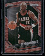 2024 Panini Prizm Black Clyde Drexler Legends Basketball Prizms /225 Blazers