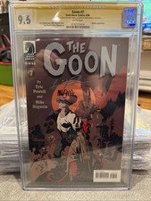 Goon (2003) #7 CGC 9.6SS Signed By Powell & Mignola Sketched