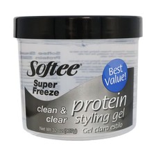 Softee Protein Styling Gel Super Freeze 32 Oz. Case of 12