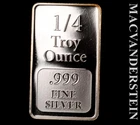 USCG 1/4 Ounce Bar- 0.999 Fine Silver- Choice Gem Proof- No Reserve #L5544