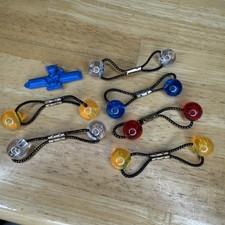 Vintage Goody Ponytail Holders Twin Beads Variety 6 Knocker Balls Hair Ties Lot