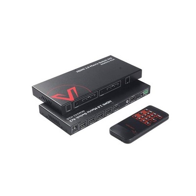 AV Access HDMI Matrix Switch 4x2 4K@60Hz 4:4:4 HDR ARC/SPDIF 5.1CH, 3.5mm Ste...