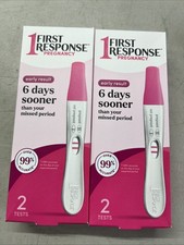 2 Boxes / 4 Tests FIRST RESPONSE Early Result Pregnancy Test Kits Exp:07/2027