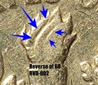 1969  Roosevelt Dime   FS-901 Reverse of 1968 Mint Error    circulated