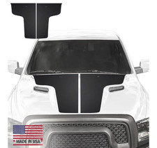 2009-2018 For Dodge Ram 1500 Decals Sport Hood Stripes Graphics Vinyl Stickers