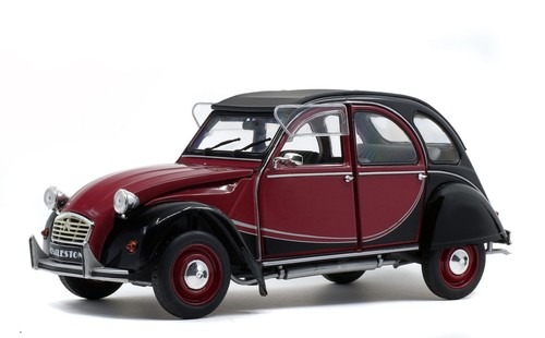 Solido Citroën 2CV Charleston 1:18 Voiture - Rouge/Noire (S1805013) - Photo 5/5