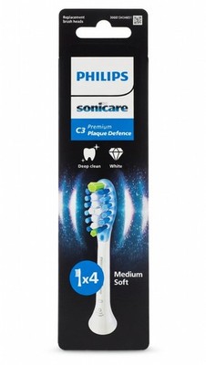 NEW White C3 Sonicare - Premium Plaque Control Sonic Toothbrush Head Replacement