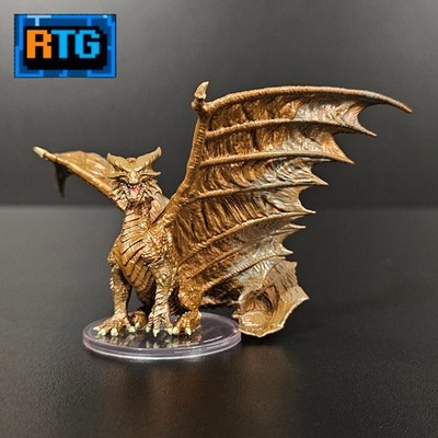 D&D Miniature - Young Copper Dragon #32 - Large Monster - Dungeons and Dragons