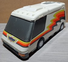 Vintage Micro Machines 1991 Galoob Super Van City Fold Out  With Cars + Extras